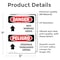 Signmission Safety Culture Sign, 5 in Width, Vinyl Decal, Rectangle, Bilingual OS-2PACK-DS-D-57-VS-1448 - alternate 5